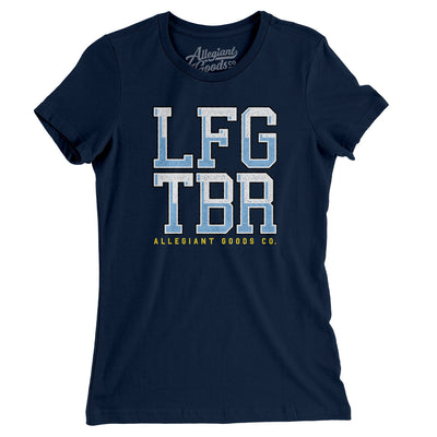 Lfg Tbr Women's T-Shirt-Midnight Navy-Allegiant Goods Co. Vintage Sports Apparel