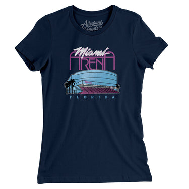 Miami Arena Women's T-Shirt-Allegiant Goods Co. Vintage Sports Apparel