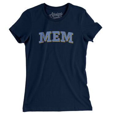 Mem Varsity Women's T-Shirt-Allegiant Goods Co. Vintage Sports Apparel