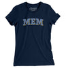 Mem Varsity Women's T-Shirt-Midnight Navy-Allegiant Goods Co. Vintage Sports Apparel