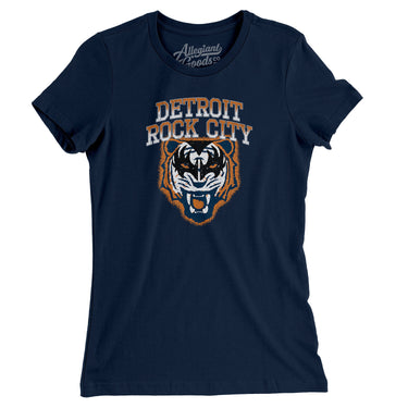 Detroit Rock City Women's T-Shirt-Allegiant Goods Co. Vintage Sports Apparel