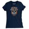 Detroit Rock City Women's T-Shirt-Midnight Navy-Allegiant Goods Co. Vintage Sports Apparel