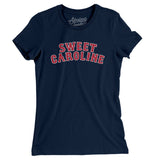 Boston Sweet Caroline Women's T-Shirt-Allegiant Goods Co. Vintage Sports Apparel