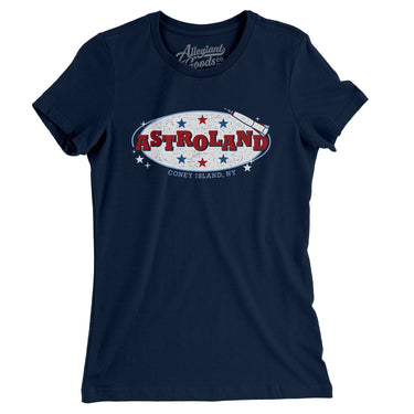 Astroland Coney Island Women's T-Shirt-Allegiant Goods Co. Vintage Sports Apparel