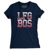 Lfg Bos Women's T-Shirt-Midnight Navy-Allegiant Goods Co. Vintage Sports Apparel