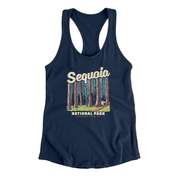 Sequoia National Park Women's Racerback Tank-Allegiant Goods Co. Vintage Sports Apparel
