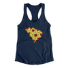 South Carolina Pizza State Women's Racerback Tank-Midnight Navy-Allegiant Goods Co. Vintage Sports Apparel