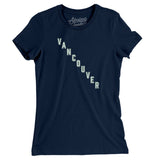 Vancouver Hockey Jersey Women's T-Shirt-Midnight Navy-Allegiant Goods Co. Vintage Sports Apparel