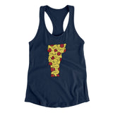 Vermont Pizza State Women's Racerback Tank-Allegiant Goods Co. Vintage Sports Apparel