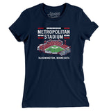 Metropolitan Stadium Minnesota Women's T-Shirt-Allegiant Goods Co. Vintage Sports Apparel