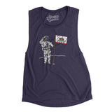 California Flag Moonman Women's Flowey Scoopneck Muscle Tank-Allegiant Goods Co. Vintage Sports Apparel
