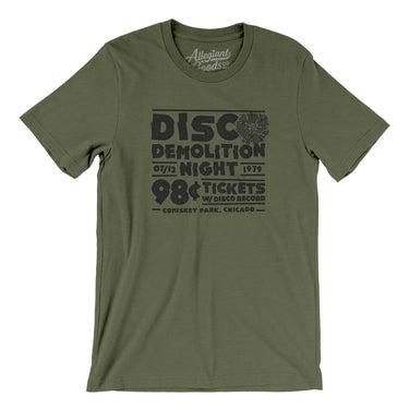 Disco Demolition Night Men/Unisex T-Shirt-Allegiant Goods Co. Vintage Sports Apparel