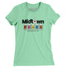 Rochester Midtown Plaza Women's T-Shirt-Mint-Allegiant Goods Co. Vintage Sports Apparel