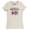 I’m Just Here For The Presidents Race Women's T-Shirt-Natural-Allegiant Goods Co. Vintage Sports Apparel