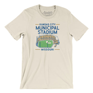Kansas City Municipal Stadium Men/Unisex T-Shirt-Allegiant Goods Co. Vintage Sports Apparel