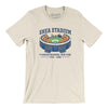Shea Stadium Men/Unisex T-Shirt-Natural-Allegiant Goods Co. Vintage Sports Apparel