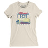 Miami Arena Women's T-Shirt-Natural-Allegiant Goods Co. Vintage Sports Apparel