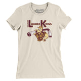 Saginaw Lumberkings Women's T-Shirt-Allegiant Goods Co. Vintage Sports Apparel