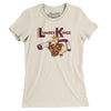 Saginaw Lumberkings Women's T-Shirt-Natural-Allegiant Goods Co. Vintage Sports Apparel