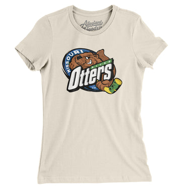 Missouri River Otters Women's T-Shirt-Allegiant Goods Co. Vintage Sports Apparel