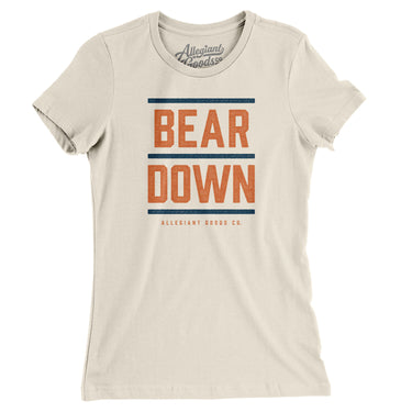 Bear Down Women's T-Shirt-Allegiant Goods Co. Vintage Sports Apparel