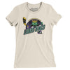 Jacksonville Lizard Kings Women's T-Shirt-Natural-Allegiant Goods Co. Vintage Sports Apparel