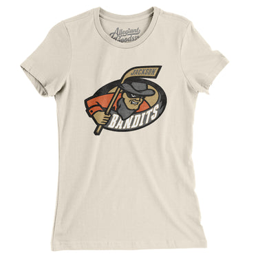 Jackson Bandits Women's T-Shirt-Allegiant Goods Co. Vintage Sports Apparel