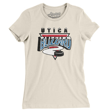 Utica Blizzard Women's T-Shirt-Allegiant Goods Co. Vintage Sports Apparel