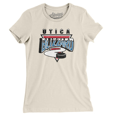 Utica Blizzard Women's T-Shirt-Natural-Allegiant Goods Co. Vintage Sports Apparel