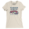 Turner Field Women's T-Shirt-Natural-Allegiant Goods Co. Vintage Sports Apparel