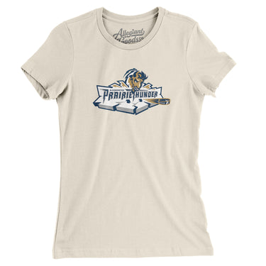 Bloomington Prairiethunder Women's T-Shirt-Allegiant Goods Co. Vintage Sports Apparel