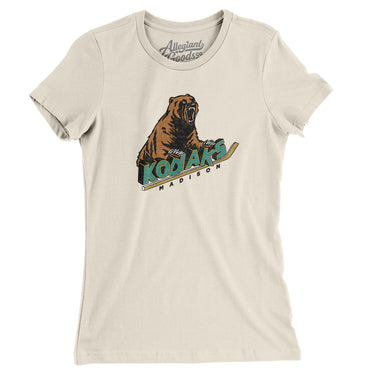 Madison Kodiaks Women's T-Shirt-Allegiant Goods Co. Vintage Sports Apparel