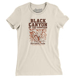 Black Canyon Of The Gunnison National Park Women's T-Shirt-Natural-Allegiant Goods Co. Vintage Sports Apparel
