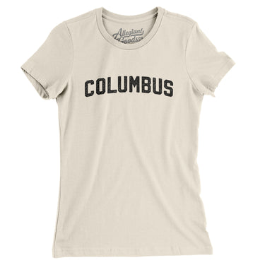 Columbus Varsity Women's T-Shirt-Allegiant Goods Co. Vintage Sports Apparel