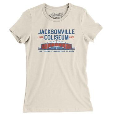 Jacksonville Coliseum Women's T-Shirt-Allegiant Goods Co. Vintage Sports Apparel