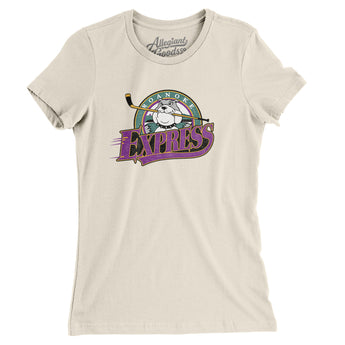 Roanoke Express Women's T-Shirt-Allegiant Goods Co. Vintage Sports Apparel