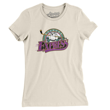 Roanoke Express Women's T-Shirt-Allegiant Goods Co. Vintage Sports Apparel