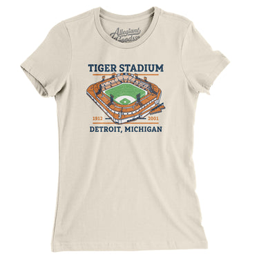 Tiger Stadium Women's T-Shirt-Allegiant Goods Co. Vintage Sports Apparel