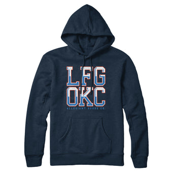 Lfg Okc Hoodie-Allegiant Goods Co. Vintage Sports Apparel