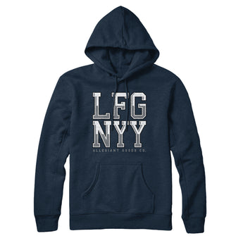 Lfg Nyy Hoodie-Allegiant Goods Co. Vintage Sports Apparel