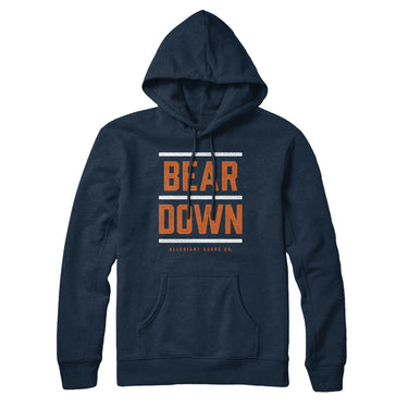 Bear Down Hoodie-Allegiant Goods Co. Vintage Sports Apparel