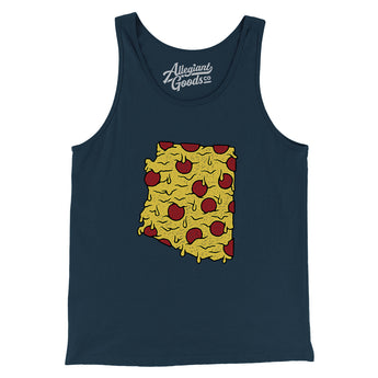 Arizona Pizza State Men/Unisex Tank Top-Allegiant Goods Co. Vintage Sports Apparel