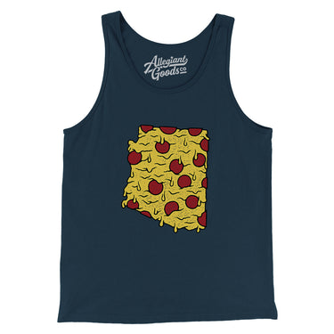 Arizona Pizza State Men/Unisex Tank Top-Allegiant Goods Co. Vintage Sports Apparel