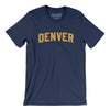 Denver Varsity Men/Unisex T-Shirt-Navy-Allegiant Goods Co. Vintage Sports Apparel