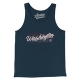 Washington Retro Men/Unisex Tank Top-Allegiant Goods Co. Vintage Sports Apparel