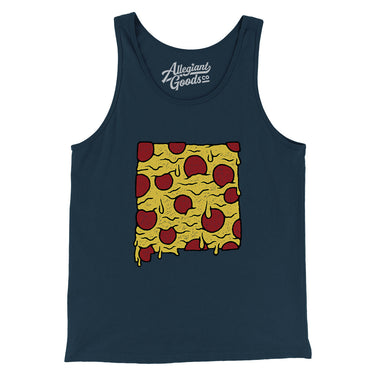 New Mexico Pizza State Men/Unisex Tank Top-Allegiant Goods Co. Vintage Sports Apparel