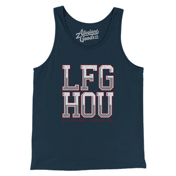 Lfg Hou Men/Unisex Tank Top-Allegiant Goods Co. Vintage Sports Apparel