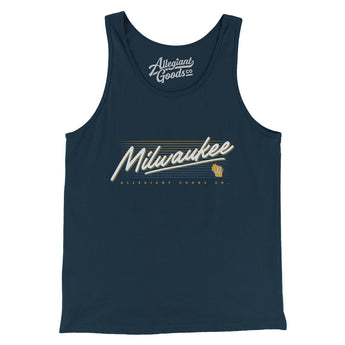 Milwaukee Retro Men/Unisex Tank Top-Allegiant Goods Co. Vintage Sports Apparel