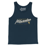 Milwaukee Retro Men/Unisex Tank Top-Allegiant Goods Co. Vintage Sports Apparel