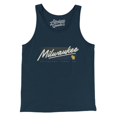 Milwaukee Retro Men/Unisex Tank Top-Allegiant Goods Co. Vintage Sports Apparel